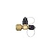 Uniweld 92816 Vacuum Pump Adapter 1/4" F.F. X 1/2" ACME X 1/4" M.F.