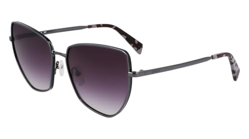Lunettes de soleil Liu Jo LJ159S 072 femme en métal gris Dark Ruthenium protection UV