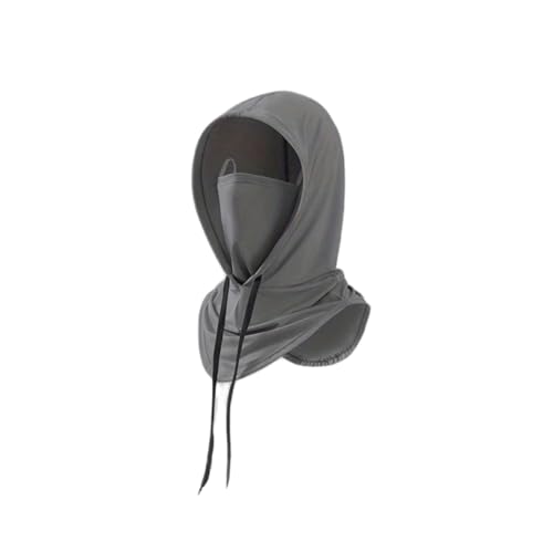 Balaclava Ski Face Mask Sun UV Protection Hood Breathable Full Head Mask Face Cover for Men Women Cycling Skiing Fishing Dark Gray