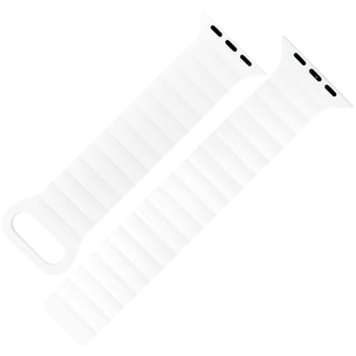 compatible with Apple Watch アップルウォッチ用 バンド ベルト シリコン ラバー 完全防水 マグネティックシリコンベルト クロカラント KUROCURRANT 49mm 46mm 45mm 44mm Series11/10/9/