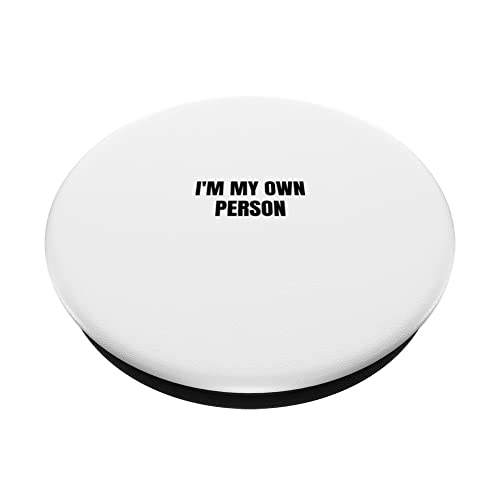 I'm my own person PopSockets Swappable PopGrip, Black - Image 2