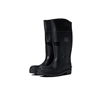 TINGLEY unisex adult Rubber Workboot Rain Boot, Black, 11 Women 9 Men US