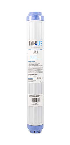 Image of Hydro Life Commercial 350-HF Replacement Cartridge, 1 lb. KDF, 20-Inch | Reduces Water contaminants | Compatible with 52649 and 52650 | Easy to Install (52651)