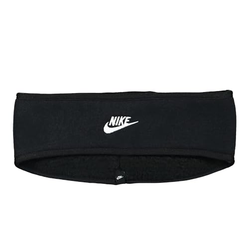 Bandeau gaufré Nike femme noir bandeau sport cheveux respirant