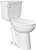 PROFLO PFCT103HEWH PROFLO PFCT103HE Jerritt 1.28 GPF Two Piece Elongated Chair Height Toilet with Left Hand Lever - Seat Included