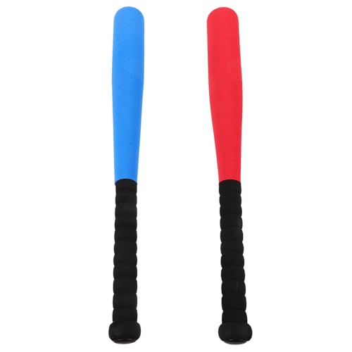 Totority 2Pcs Portable Eva Baseball Bat for Soft Training Stick for Backyard Fun and Skill Development Lightweight Bats for Teens