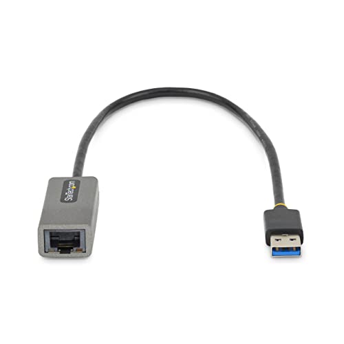 Image of StarTech USB 3.0 to Gigabit Ethernet Adapter, 10 /100 /1000Mbps, Driverless