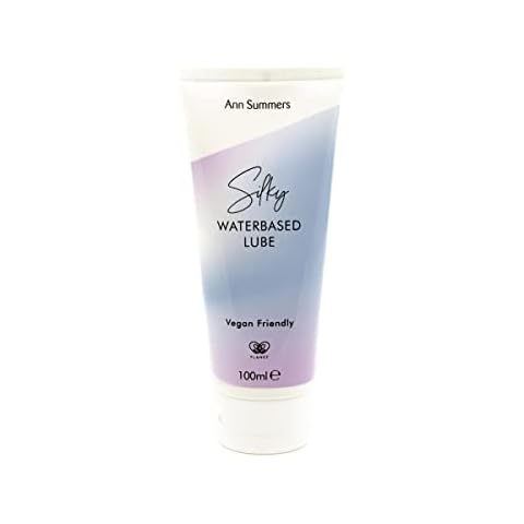 Ann Summers | Silky Water Based Lube 100ml | Natural Feel, Vegan & Water Based Intimate Lubricant Gel | Silky Satin Lube | Intimate Play & Condom Safe Cover