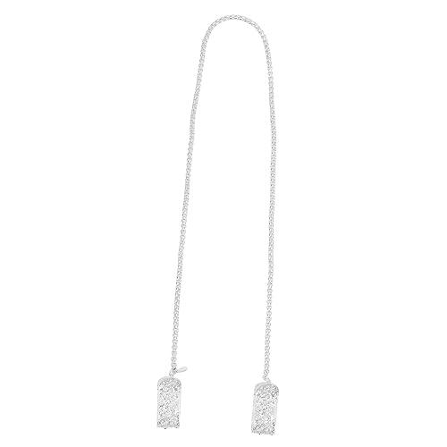 HANABASS Newborn Bibs for Toddlers Bib Clip Necklace Metal Clips for Easy Mealtime Coverall