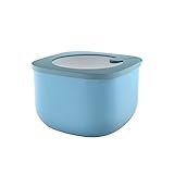 Guzzini Store&More Kitchen Active Design Contenitori Ermetici Alti per Frigo/Freezer/ Microonde (M), 16 x 16 x 10.7 cm, Blu (Matt Mid blue)