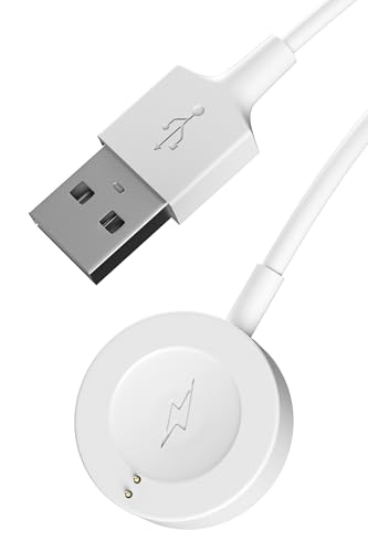 Yaekea Cargador Compatible con Fossil Gen 6/5/5E/4, Emporio Armani, Skagen falster 2, Misfit Vapor 2, Diesel Guard 2.5, USB Magnético Cable de Carga Inalámbrico para Fossil Michael Kors Runway 3.3ft