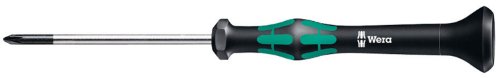 Image of Wera 05118019002 Kraftform Micro 2050 PH Phillips Electronics Precision Screwdriver, PH 00 Head, 40mm Blade Length