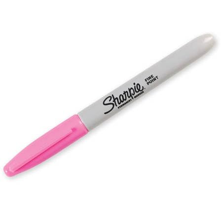 Sharpie Permanent Markers, Blue, Black, Red, Green, Orange, Purple, 6 count (Pack of 1) - Image 4