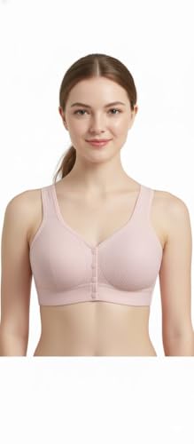 Image of Women's Maternity Nursing Bra, Front Open with Button Closure, Wirefree Padded, Seamless Inner, with Tube Bra,Pack of 1 (Free Size 30,32,34)