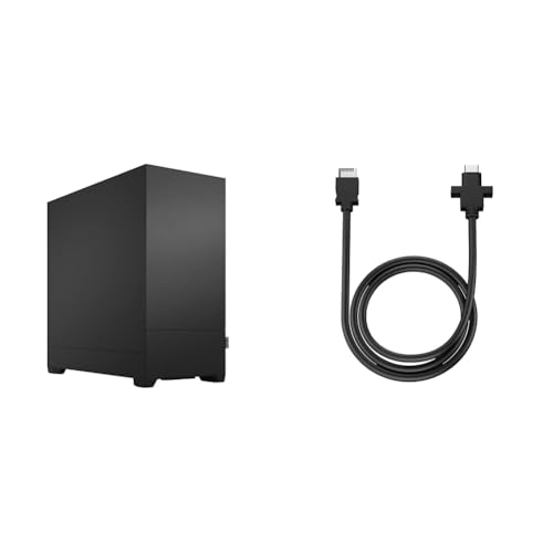 yZbgzFractal Design Pop Silent Black Solid ~h^[^PCP[X FD-C-POS1A-01 CS8008 + USB-C 10Gbps Cable ? Model D PopV[YpANZT FD-A