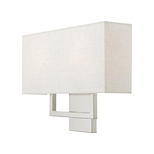 Image of Livex Lighting 50995-91 Pierson Wall Sconce, Brushed Nickel