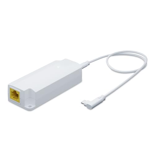 Gigabit PoE to USB C Converter for Smart Phone/Tablet USB-C to Ethernet Adapter with 10W Charging Power & Data 2-in-1 RJ45 Port to Type-C Adapter 10/100/1000Mbps High Speed Plug & Play IEEE802.3af