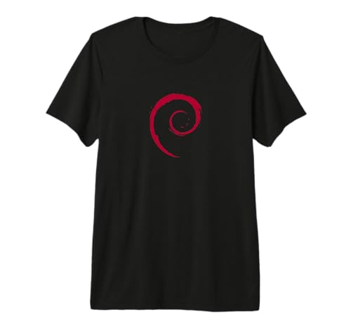 Debian Spiral Logo Linux T-Shirt