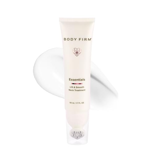 Body Firm Crepe Erase Lift & Smooth Neck Serum Firming Neck Cream & Anti Aging Serum With TruFirm Technology Peptides Caffeine & Vitamin B3 Skin Care For Women Roller Ball Applicator 1.7 FL Oz