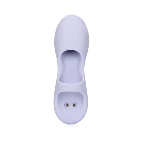 Loveline Vibromasseur de doigt en silicone Lavande