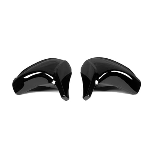 Cubiertas para espejos Cubiertas de espejo retrovisor para Infiniti Q50 Q60 Q70 QX30 M Style 2014-IN, tapas de espejo lateral Exterior de coche negro brillante