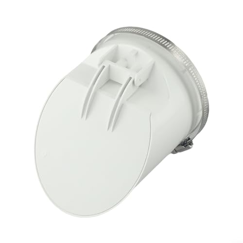 [FILTRO BIANCO ADATTABILE] Dotato di un filtro che si adatta a più dimensioni di tubi (da 50 mm a 160 mm), garantendo un flusso d'acqua efficiente mantenendo i detriti lontani.