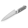 Misen 5.5 Inch Utility Knife - High Carbon Stainless Steel Kitchen Knife for Chopping and Slicing - Ergonomic Design for Culinary & Professional Chefs - Medium-Sized - Gray