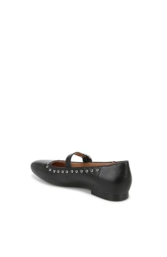 Naturalizer Women's Kelly Mary Jane Flat, Black Leather 1, 53
