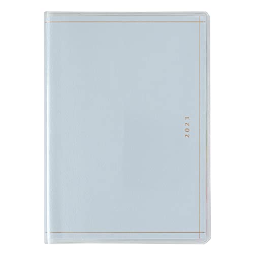 能率 ペイジェム 手帳 2023年 A6 バーチカル ブルー 2216 (2022年 12月始まり)