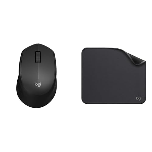 Image of Logitech M331 Silent Plus Wireless Mouse, 2.4GHz with USB Nano Receiver, 1000 DPI Optical Tracking,