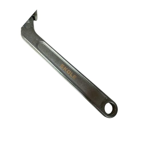 Image of Adjustable C Spanner Hook Wrench 95-165 mm, Square Head Nut Wrench for Automotive & Machinery Maintenance
