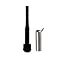Melasty, Rubber Inflation/Liner for Cow New and Improved Look 12" Long, 1 inch top Diameter and 3/8 Bottom Diameter for Milking Machine Compatible with Delaval with Stainless Steel Shell Combo!