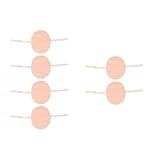 Veemoon 3 Paar Waschbare Absorbierende Achselpads aus Baumwolle Beige Damen Schweißschutz für Sommer Sport und Alltag