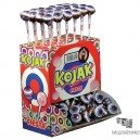 Sucette Kojak fourrée Bubble gum Cola. Sachet de