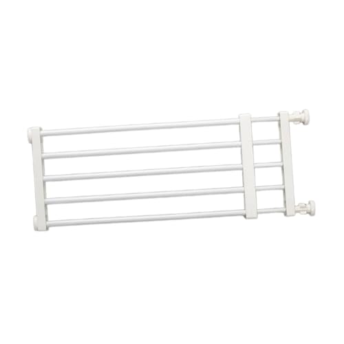 Sharplace Cancelletto Estensibile per Cani, cancelletti Bassi retrattili per Animali Domestici, cancelletto per Cani di Facile Installazione per Porte, Scale, White S