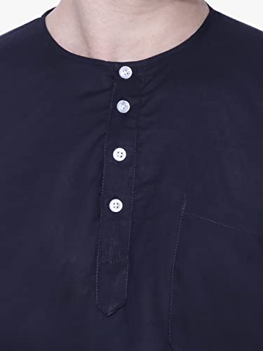 Image of Rajubhai Hargovindas Mens Casual Cotton Straight Kurta