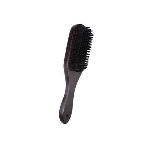 SOESFOUFU Beard Cleaning Brush Nylon Bristle Brush Double Sided Facial Brush Men's Styling Tool Portable Size