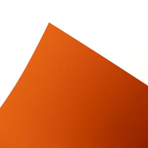 Hawksbill Orange Card A4 180 GSM Premium Bright Orange Cardstock Pack of 100, 100 Sheets - Image 2