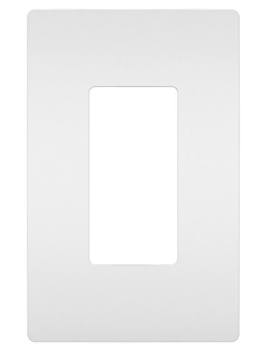 Image of Legrand radiant Screwless Wall Plates for Decorator Rocker Outlets, 1-Gang, White, RWP26WCC10