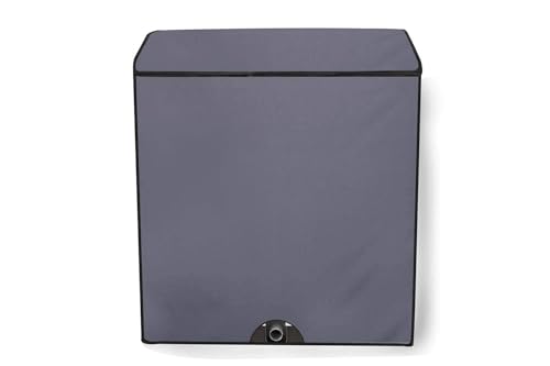 Image of DREAM FASHION Semi-Automatic Washing Machine Cover (6 Kg - 6.5 Kg) Semi-Automatic Machine -Grey