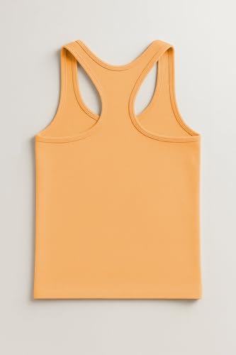 Image of Kurve Premium Girls Seamless Supersoft Wide Strap Comfortable Racerback Tank (Made with Love in The USA)