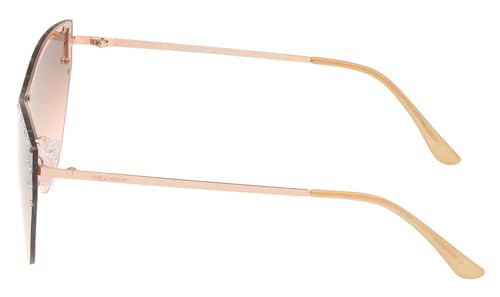 Harley-Davidson Women's Cat-Eye Rhinestone Sunglasses, Gradient Brown/Pink Lens2