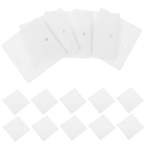 Cubiertas de enchufes rectangulares OSALADI de PP ignífugo para pared y techo 2