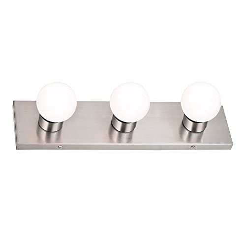 Design House 519280 Contemporary 3-Light Indoor Vanity Light Dimmable for Bathroom Bedroom Vanity...