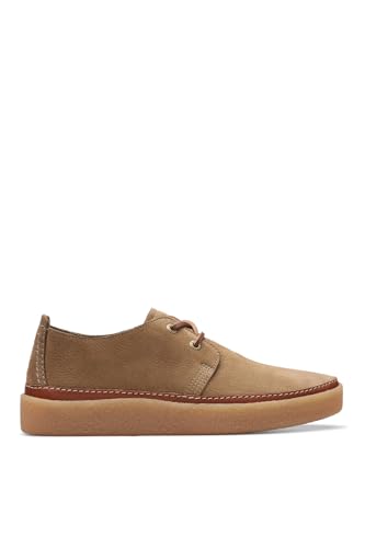 Clarks Shoes, Clarkwood Low, Oakwood Nubuck, 8 (Men)