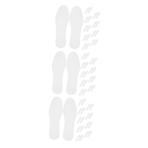NOLITOY 3 Juegos Plantilla De Pulpa Blanca. Zapatos Claros Gomitas De Zapatos Para Tacones Inserción De Zapatos Sueltos Arreglar Protector De Pliegues De Zapatos Papel 20 Pares * 3