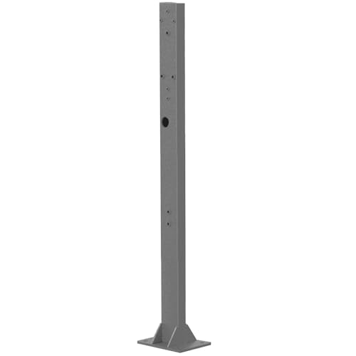 Socle de recharge pour véhicule électrique en acier gris durable