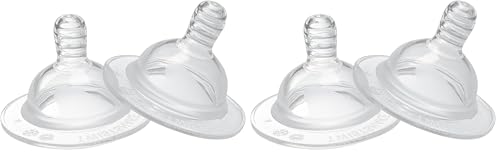 Twistshake 1703496031 - tetina anticólico large 4m+, multicolor, 29341127 (Paquete de 2)