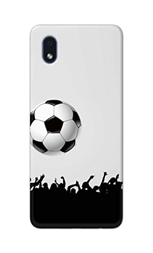 Image of Printed Hard Back Cover Case for Samsung Galaxy M01 Core | Samsung Galaxy A01 Core Back Cover (Football Icon) -1302