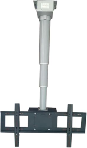 Support TV électrique de plafond motorisé et réglable avec télécommande